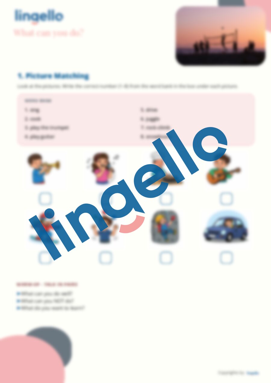 What can you do? — preview