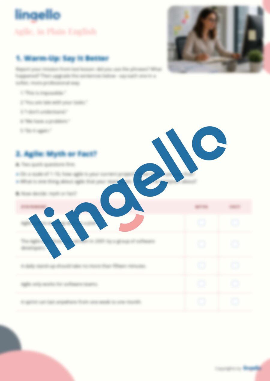 Agile, in Plain English — preview